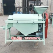 水稻脫芒機，黑龍江水稻打毛機、家用水稻去芒機，水稻脫芒機裝車